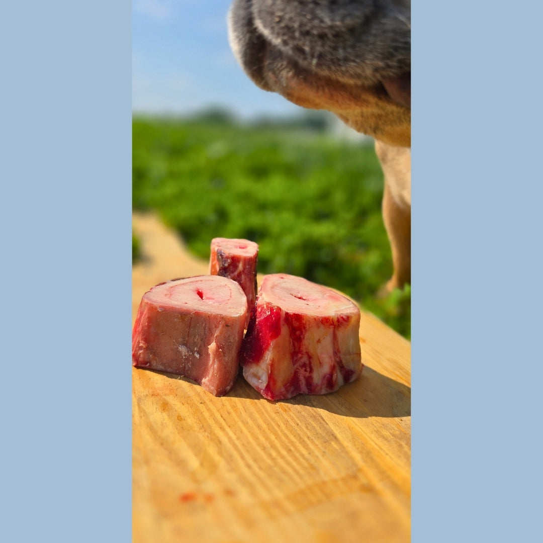 Sliced Beef Marrow Bone
