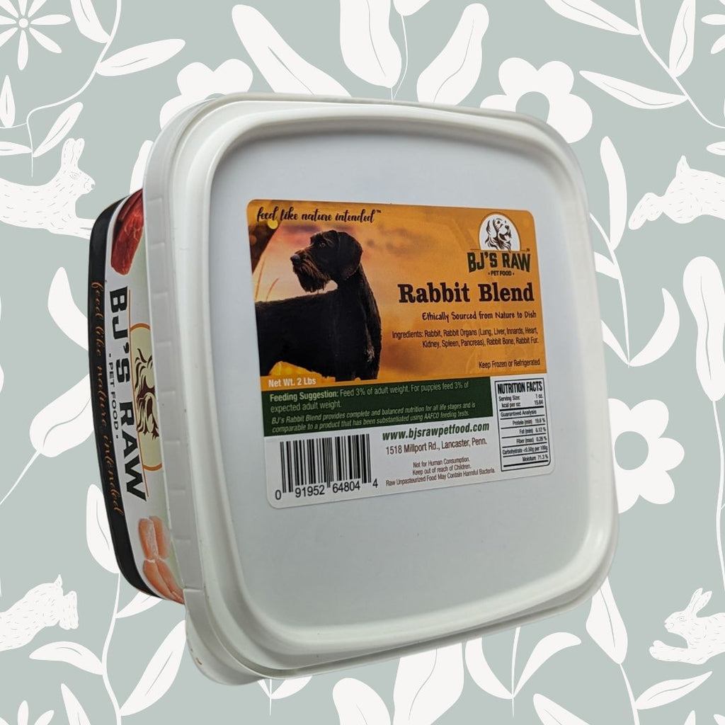 Rabbit Blend BJ's Raw Pet Food