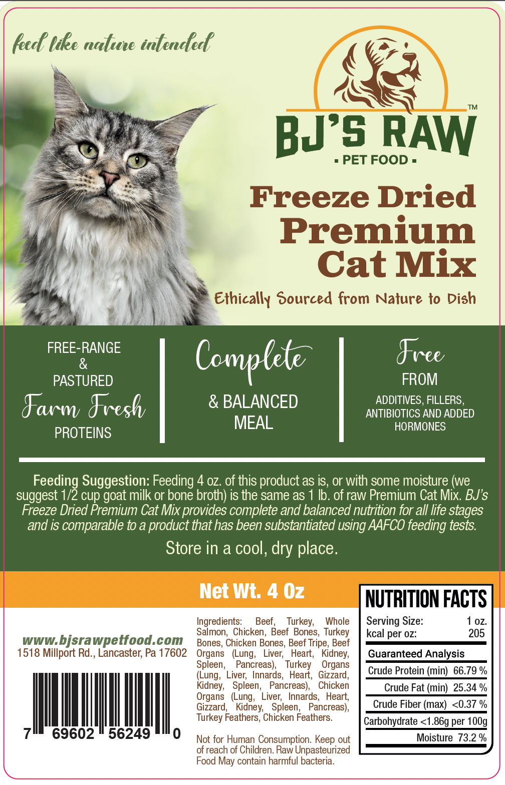 Freeze Dried Premium Cat Mix