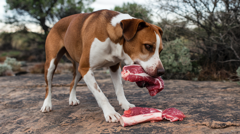 The Science of Digestion: How Dogs Eating Raw Food Process Nutrients Differently