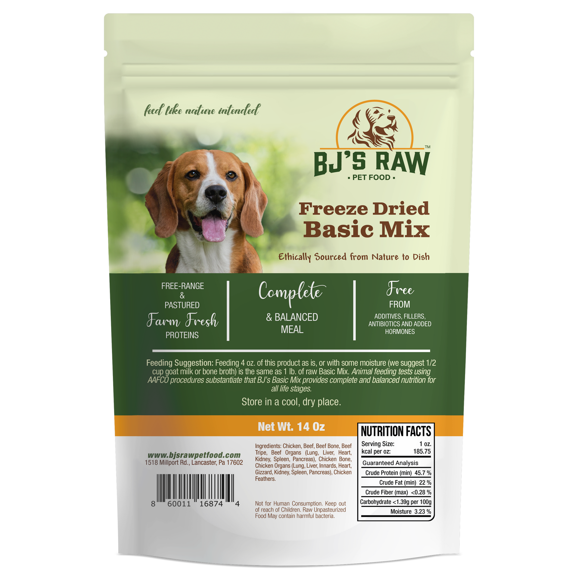 Freeze Dried Basic Mix