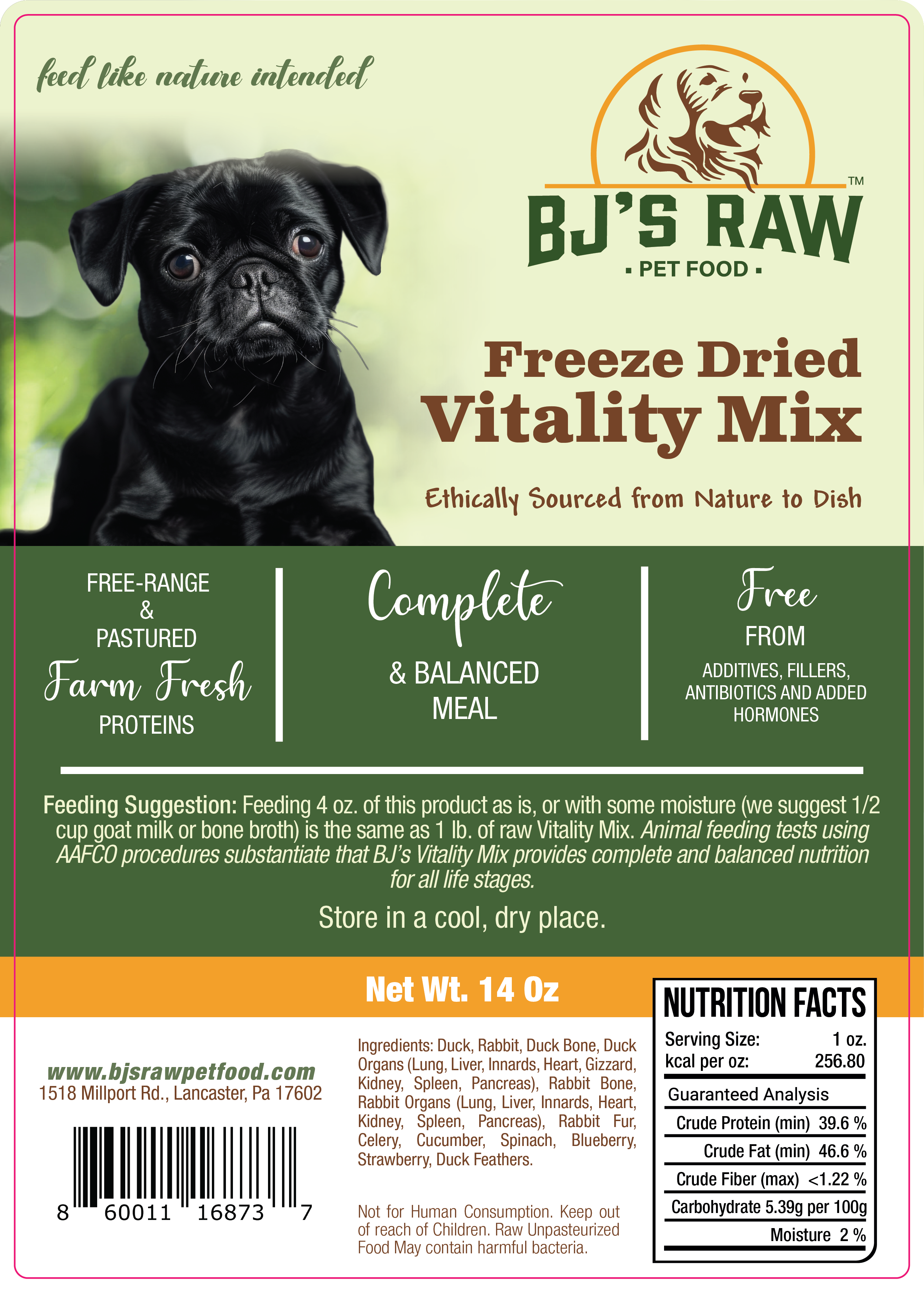 Freeze Dried Vitality Mix