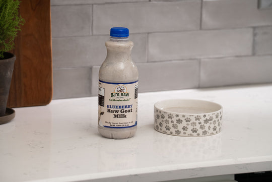 Blueberry Raw Goat Milk
