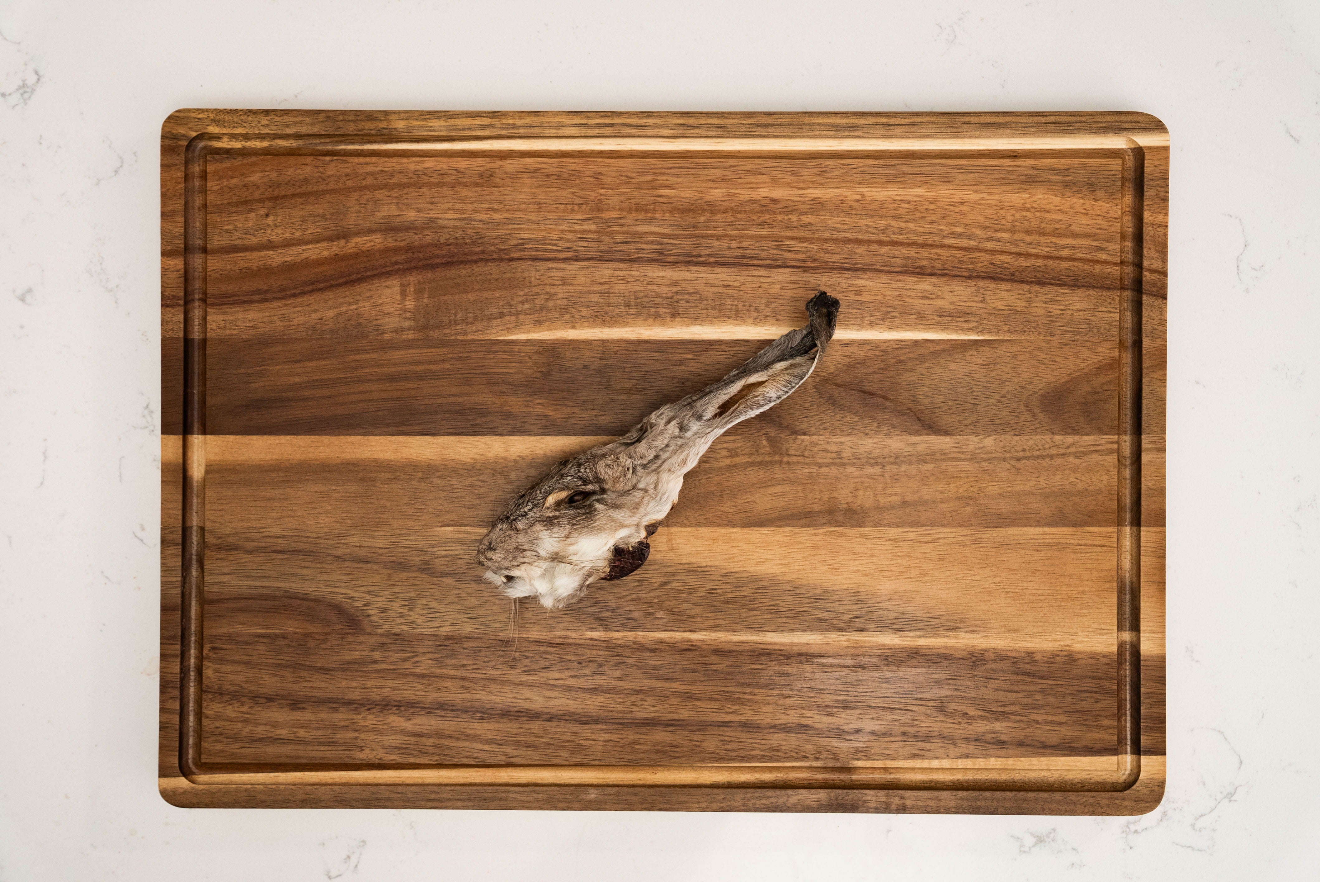 Dehydrated Rabbit Heads with Ears