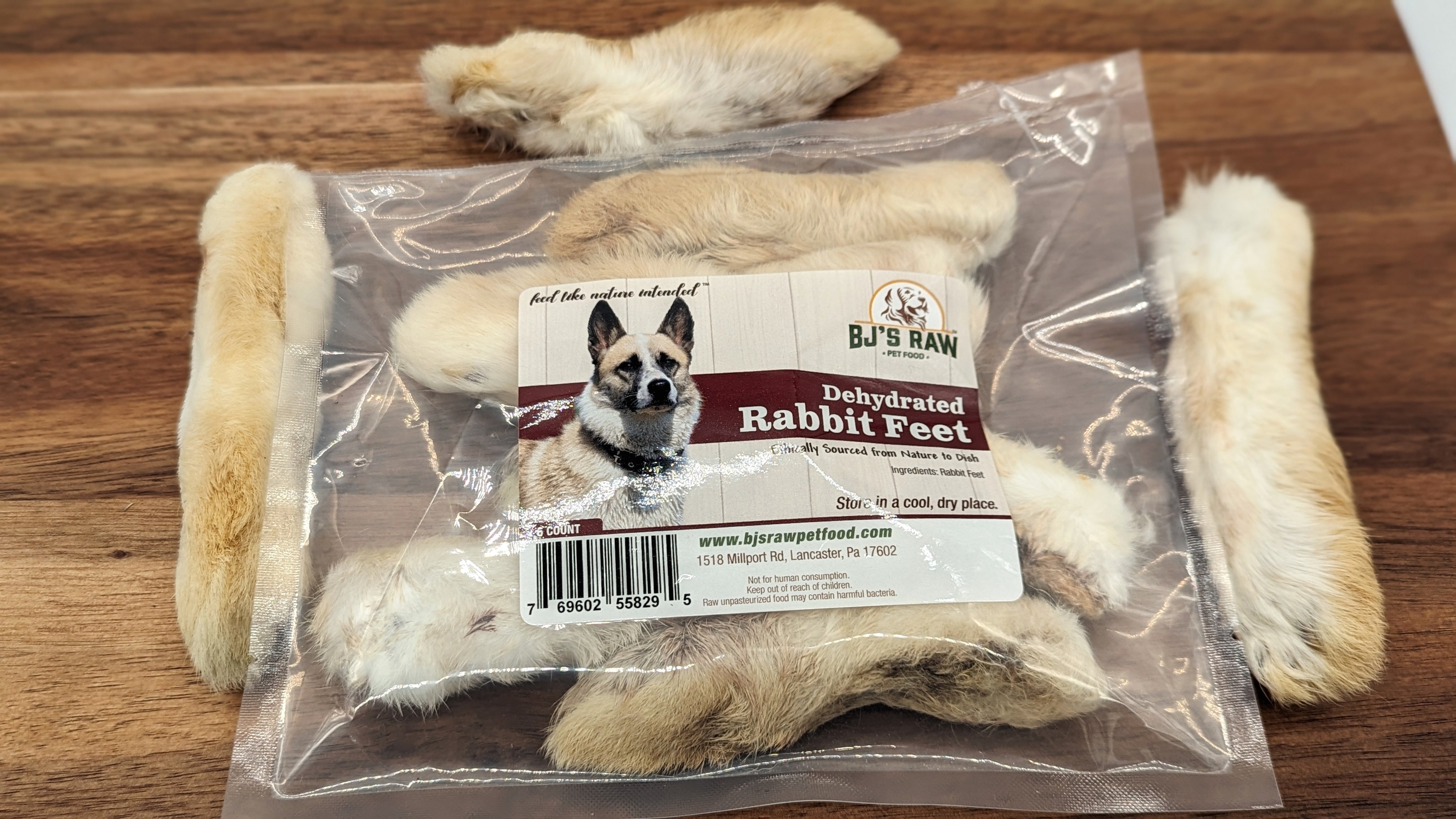 Dehydrated Rabbit Feet