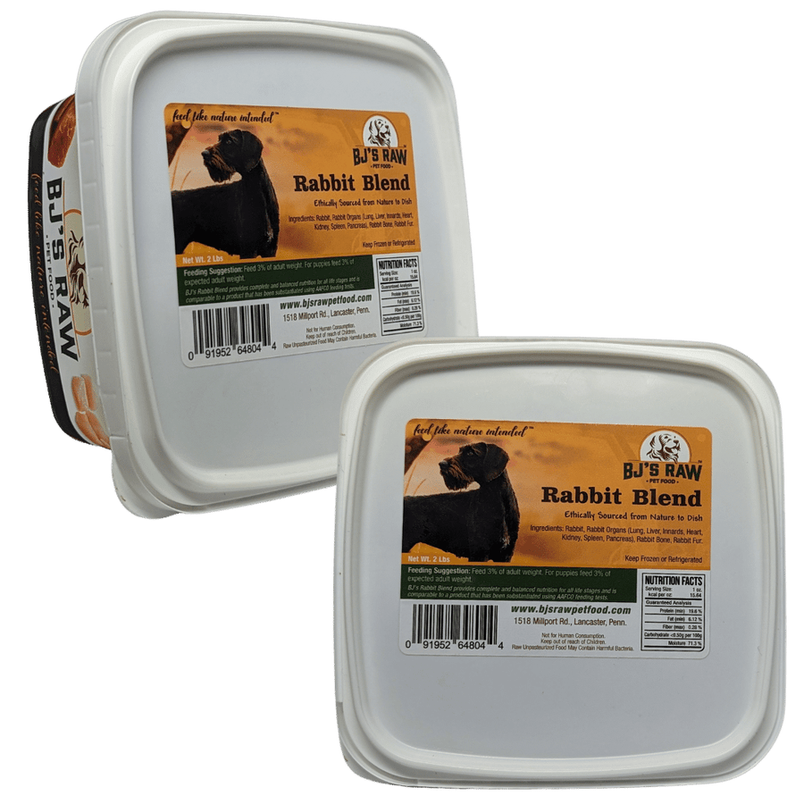 Rabbit Blend - BJ's Raw Pet Food