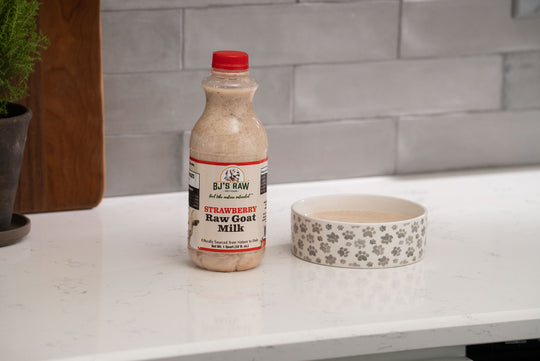 Strawberry Raw Goat Milk