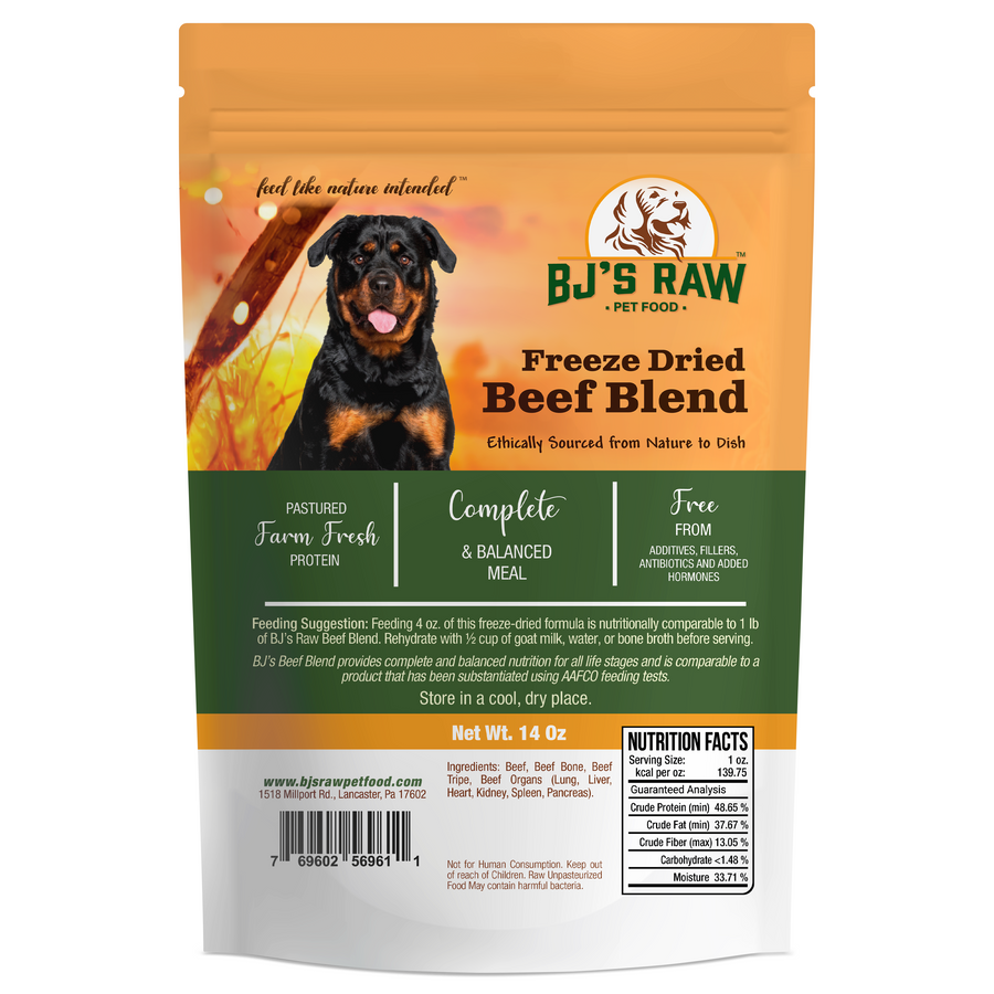 Freeze Dried Beef Blend