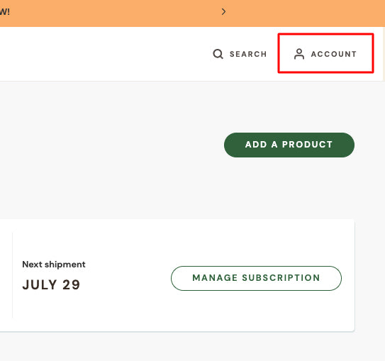 5. Manage Your Existing Subscription