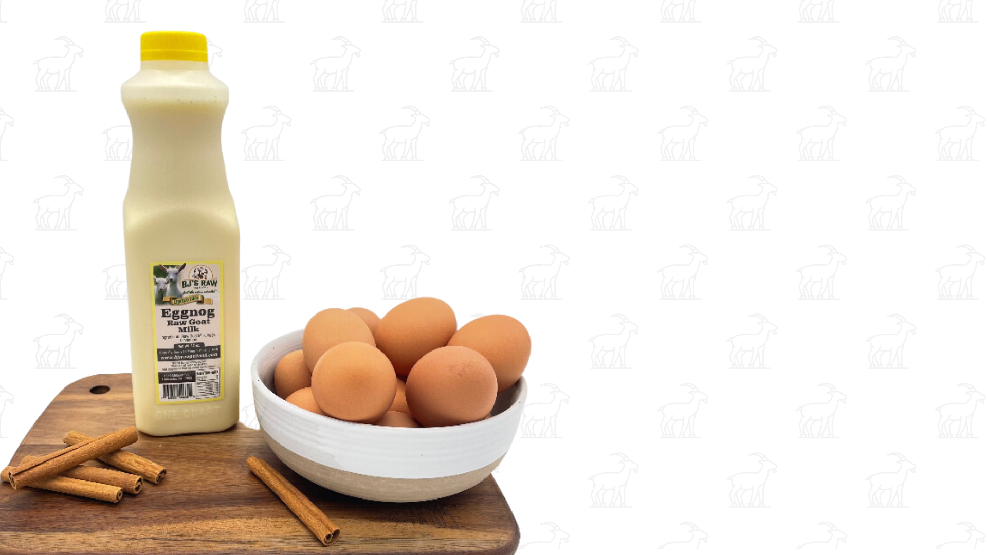 Raw Goat Milk Eggnog